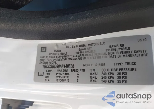 1GCCSBD90A8149636: 42837810