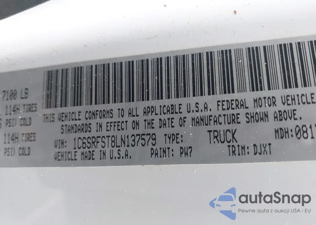 1C6SRFST8LN137579: 42839039