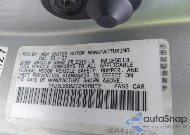 5Y2SL65827Z420852: 42839131