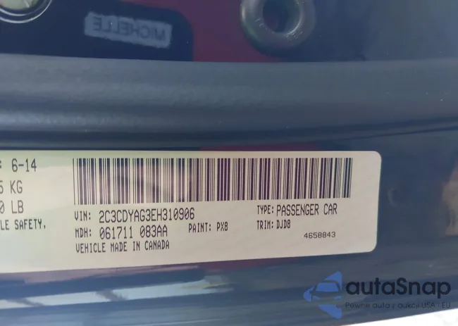 2C3CDYAG3EH310906: 42838535