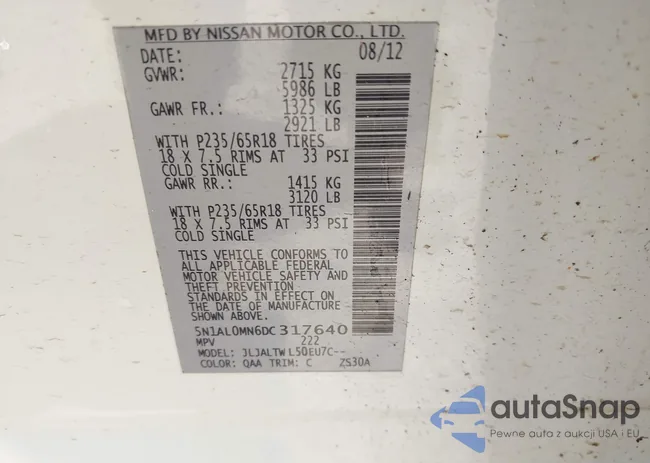 5N1AL0MN6DC317640: 42838686