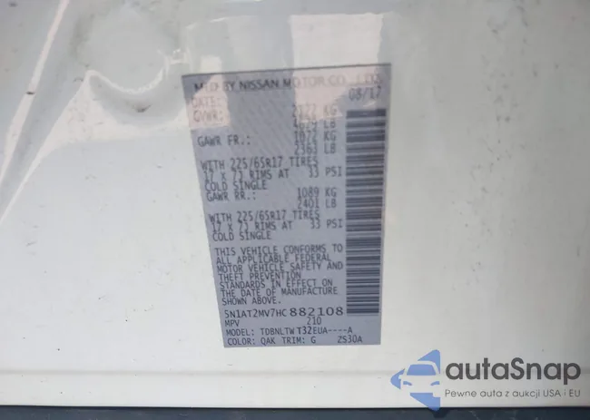 5N1AT2MV7HC882108: 42838829