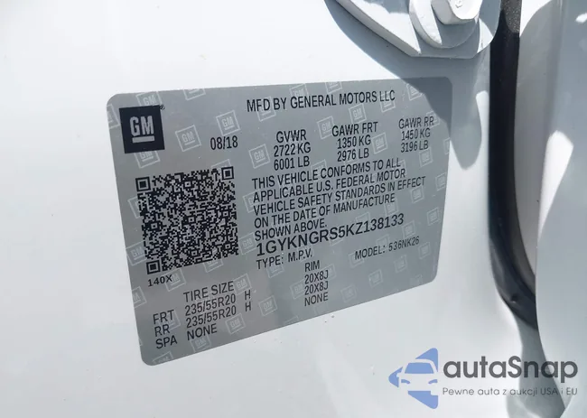 1GYKNGRS5KZ138133: 42840095