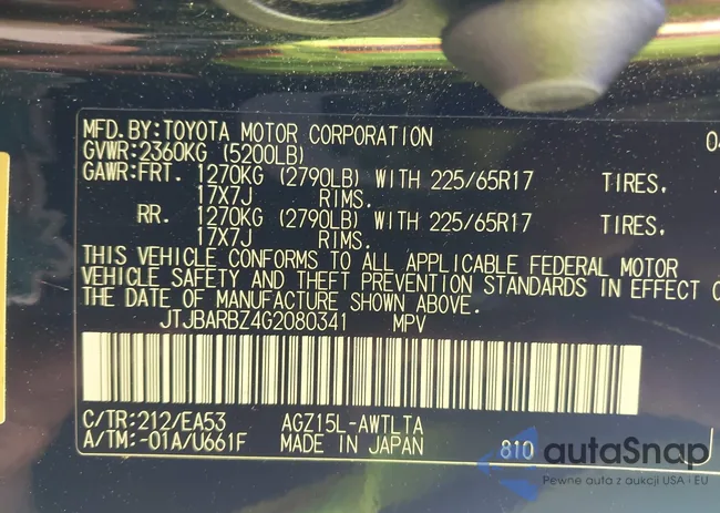 JTJBARBZ4G2080341: 42840134