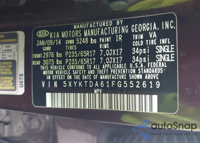 5XYKTDA61FG552619: 42840315