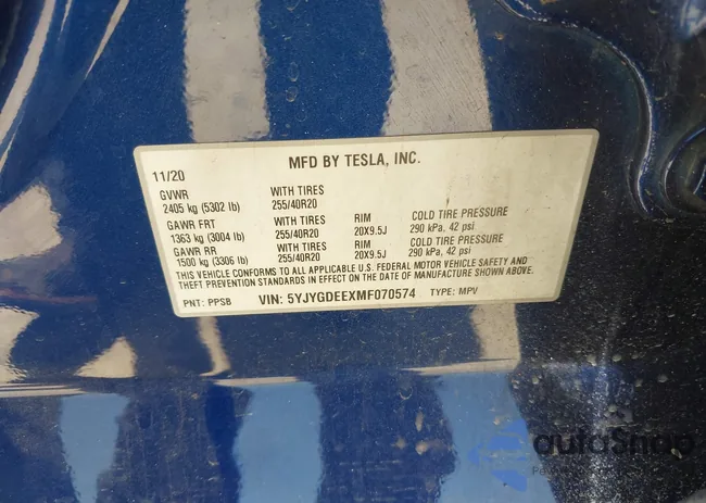 5YJYGDEEXMF070574: 42841029