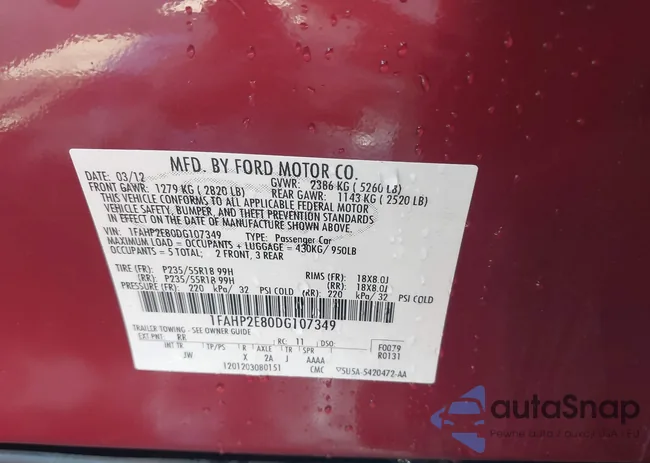 1FAHP2E80DG107349: 42841196