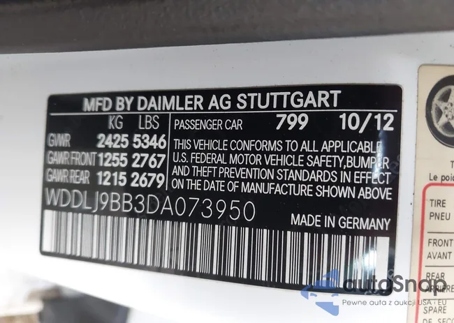 WDDLJ9BB3DA073950: 42841296