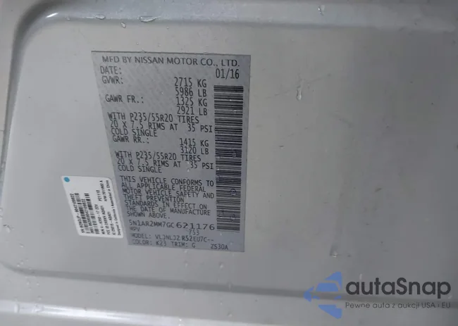 5N1AR2MM7GC621176: 42841316