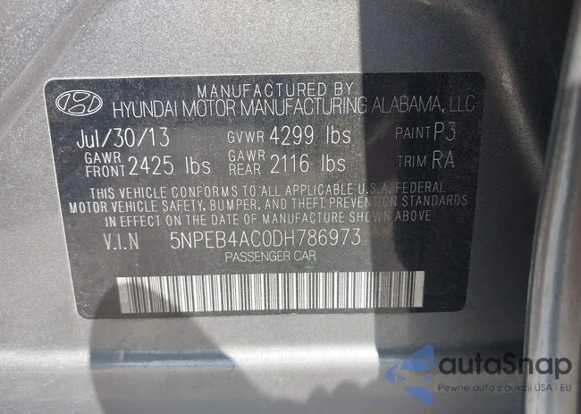 5NPEB4AC0DH786973: 42841716