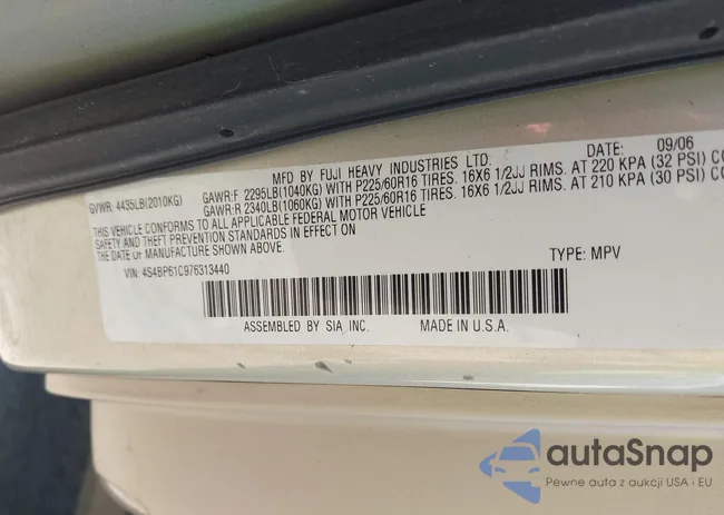 4S4BP61C976313440: 42843071