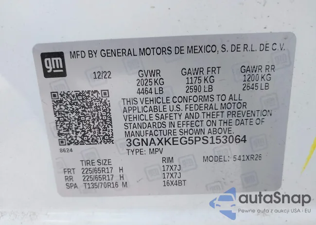 3GNAXKEG5PS153064: 42843174