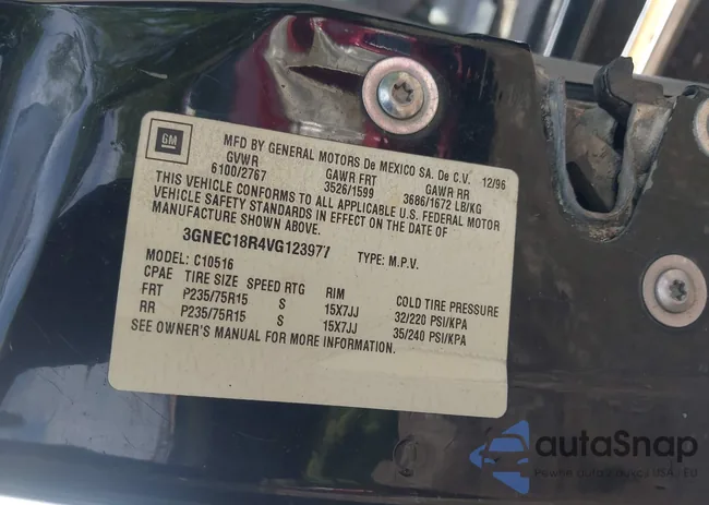 3GNEC18R4VG123977: 42842553