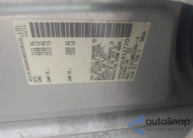 1N4AA5AP5CC812770: 42842619