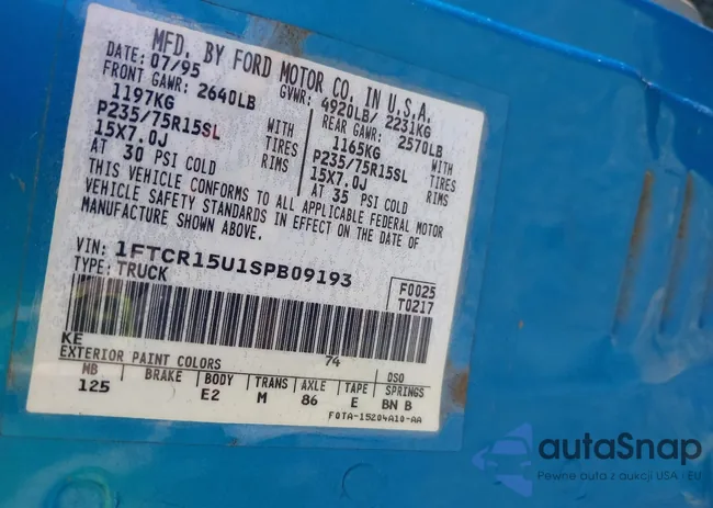 1FTCR15U1SPB09193: 42842812