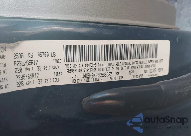 1J4GS48K25C566537: 42844081