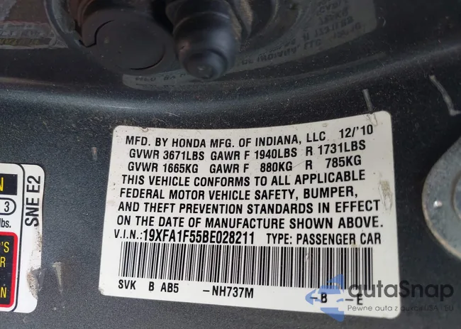 19XFA1F55BE028211: 42844217
