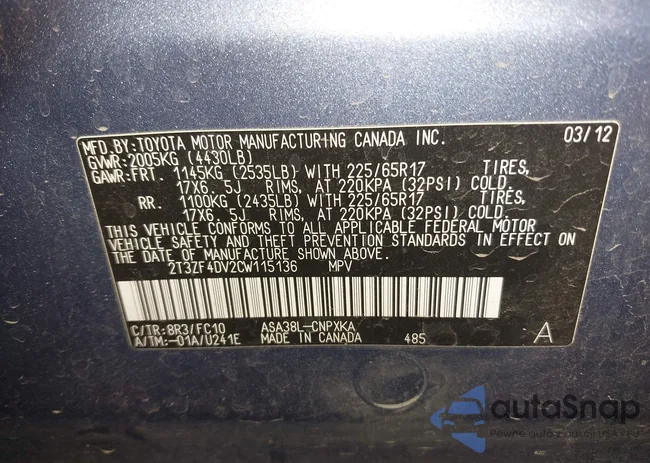 2T3ZF4DV2CW115136: 42844236