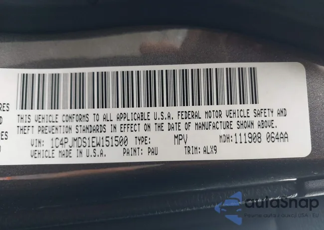 1C4PJMDS1EW151500: 42844384