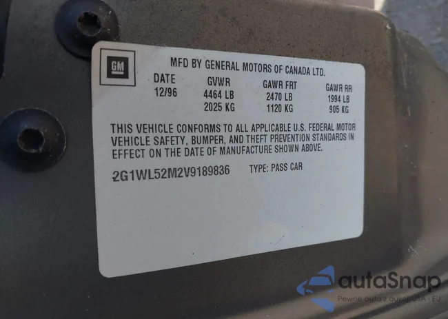 2G1WL52M2V9189836: 42844408