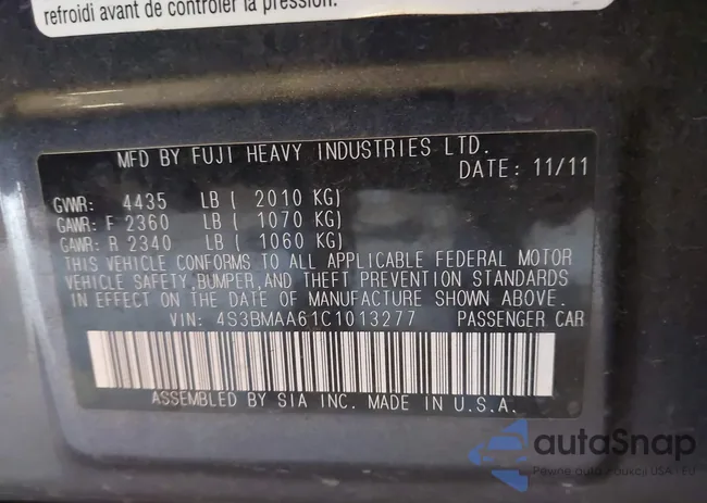 4S3BMAA61C1013277: 42843576