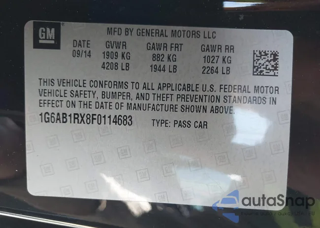 1G6AB1RX8F0114683: 42843577