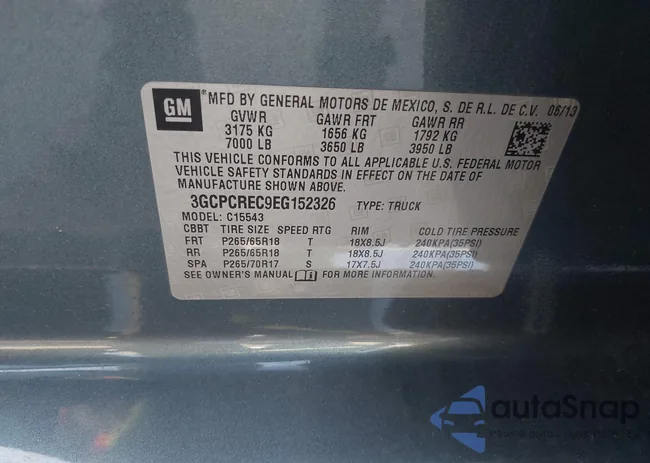 3GCPCREC9EG152326: 42846212