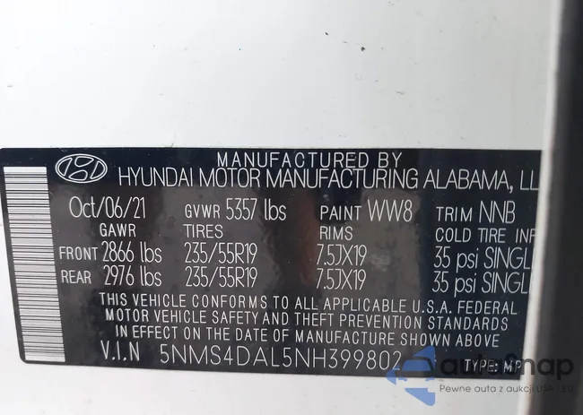 5NMS4DAL5NH399802: 42845711