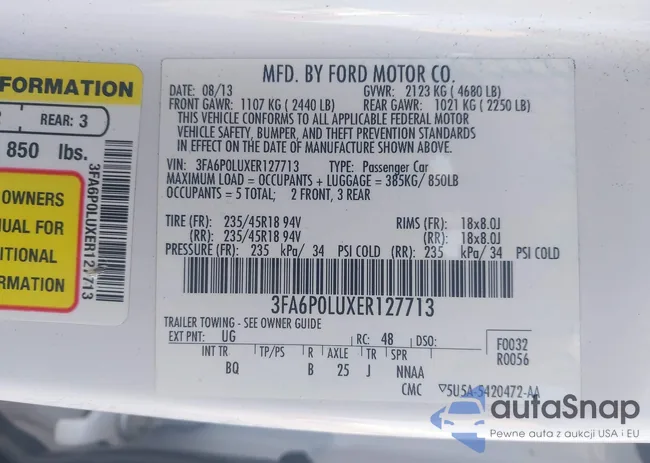 3FA6P0LUXER127713: 42846865