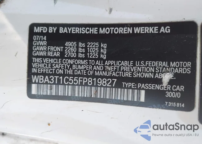 WBA3T1C55FP819827: 42847240