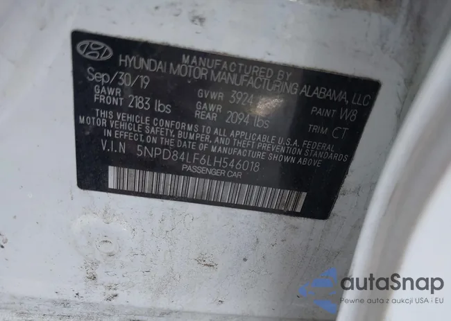 5NPD84LF6LH546018: 42847251