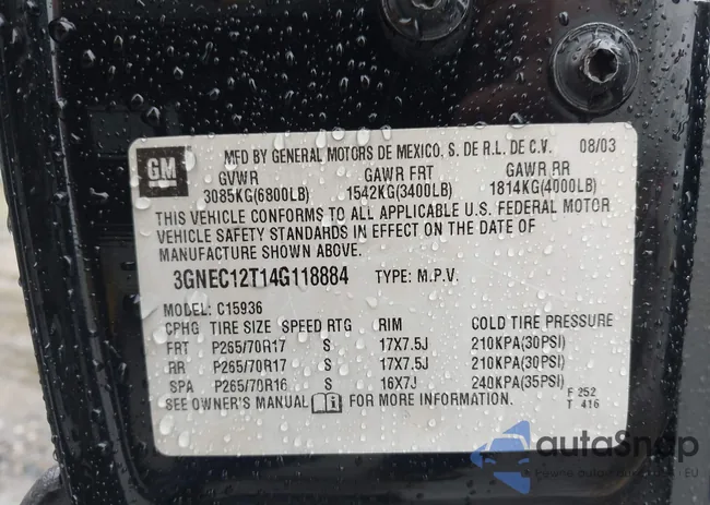 3GNEC12T14G118884: 42846498