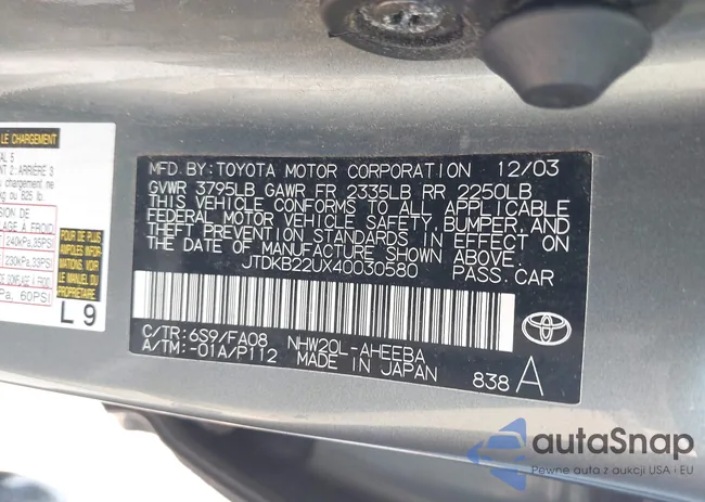 JTDKB22UX40030580: 42846741