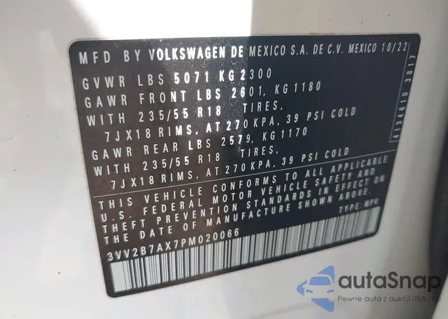 3VV2B7AX7PM020066: 42846769