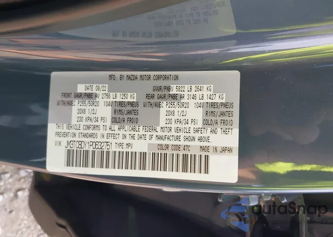 JM3TCBDY1P0632751: 42847934