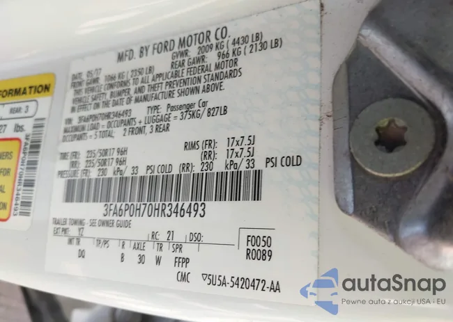 3FA6P0H70HR346493: 42848089