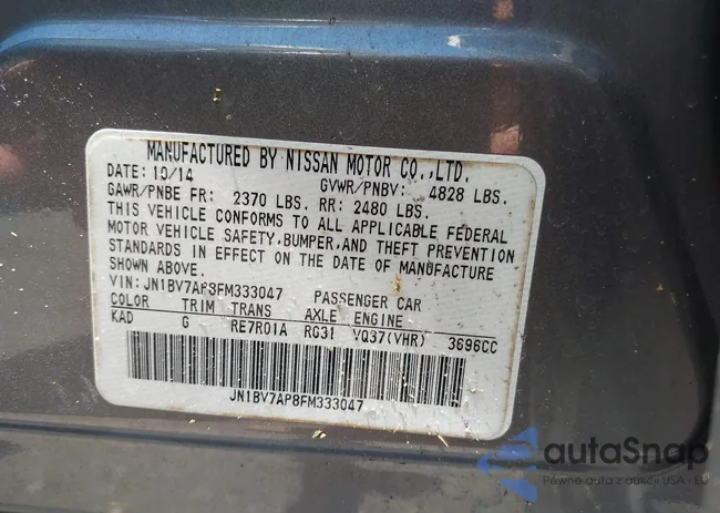 JN1BV7AP8FM333047: 42848150