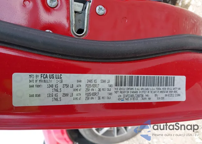 3C4PDCAB9JT288738: 42848181