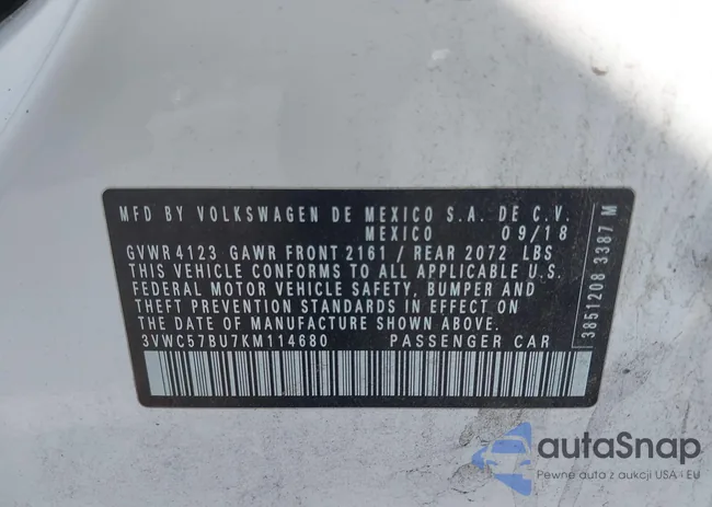 3VWC57BU7KM114680: 42848269