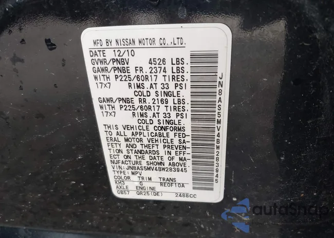 JN8AS5MV4BW283945: 42847534