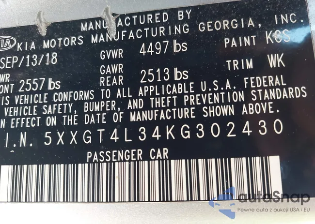 5XXGT4L34KG302430: 42847596