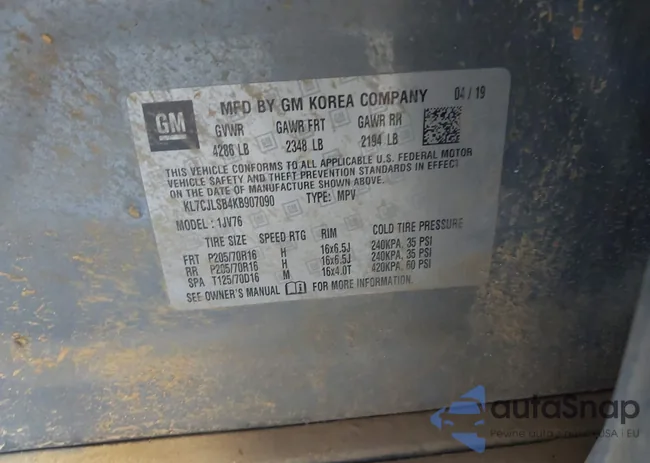 KL7CJLSB4KB907090: 42847810