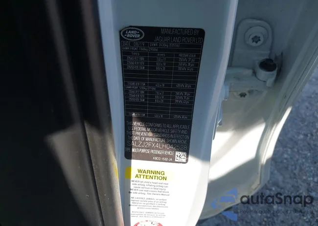 SALZJ2FX4LH042528: 42848909