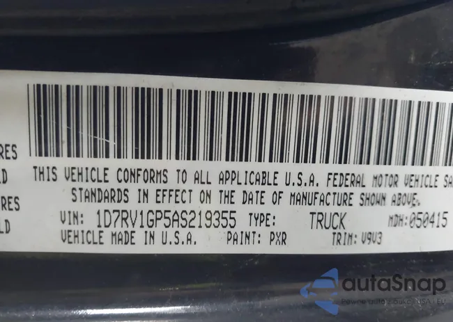 1D7RV1GP5AS219355: 42849108