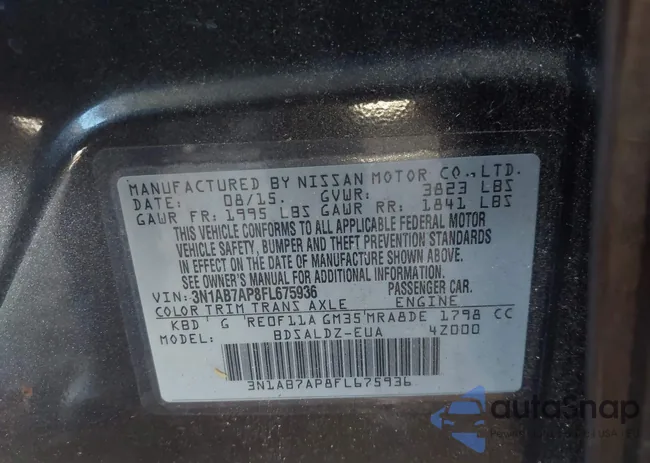 3N1AB7AP8FL675936: 42849356