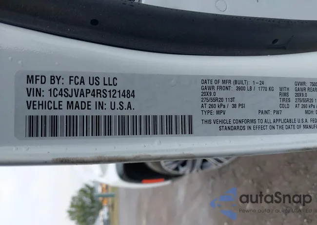 1C4SJVAP4RS121484: 42849367