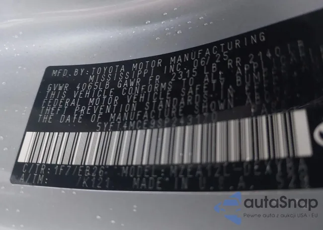 5YFT4MCE9SP243170: 42848521