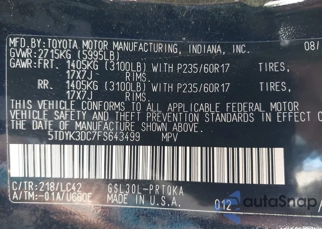 5TDYK3DC7FS643499: 42848735