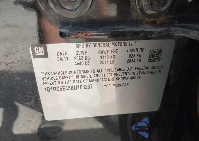 1G1RC6E45BU103237: 42850136
