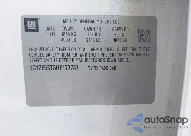 1G1ZE5ST3HF177737: 42849822